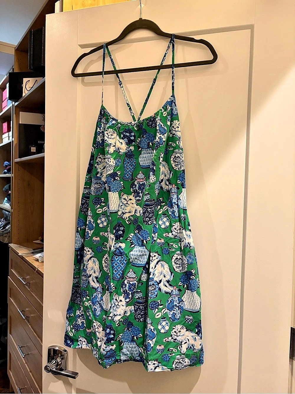 Printfresh Printed Mini Nightgown with Cat Print